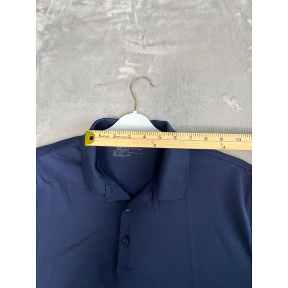 Nike Golf Dri Fit Polo Shirt Mens Large Standard‎ Fit Blue - Picture 5 of 9
